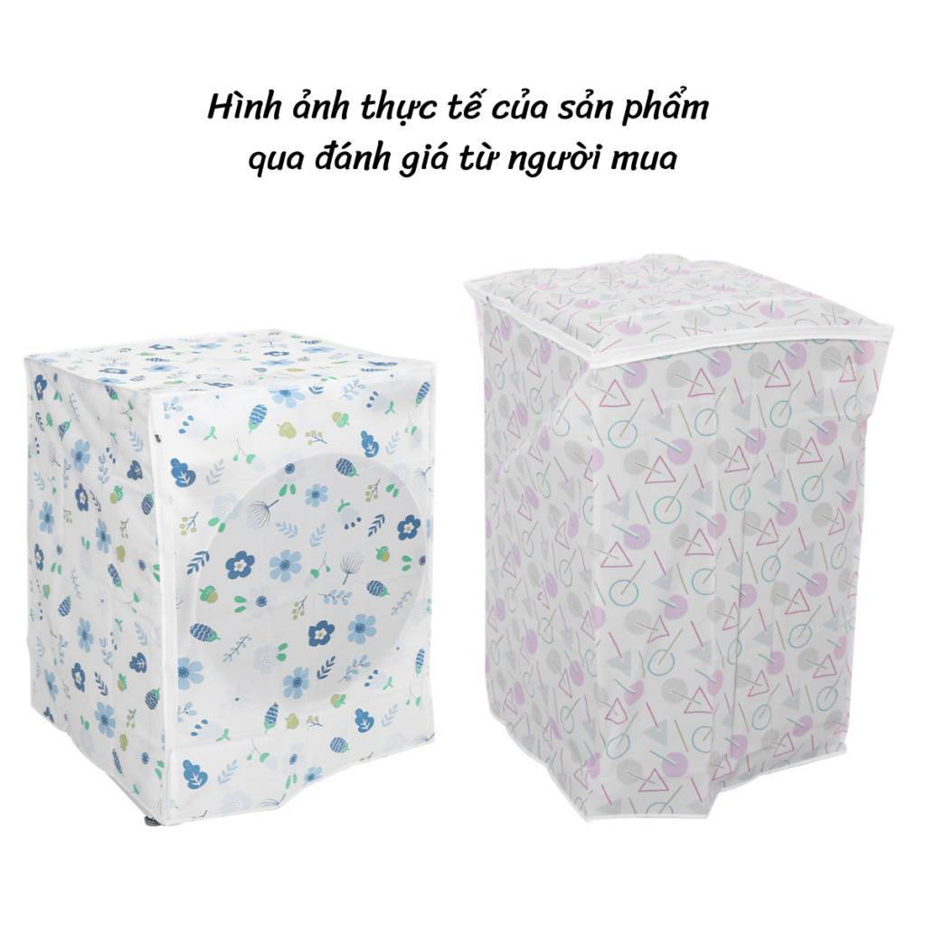Áo trùm máy giặt chống thấm chống bụi