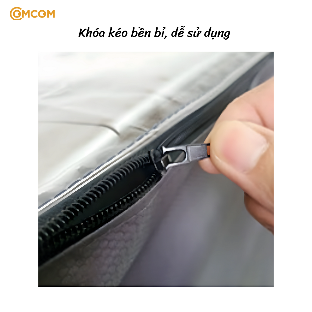 Khoá kéo bền bỉ và đường may kép